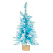 24" Blue & White Frosty Christmas Tree
