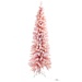 8' Flocked Pink Fir Tree