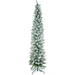 7' Flocked LED Green Douglas Fir Tree
