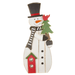 3' Wooden Snowman w/ Birdhouse
