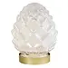 LED White Pinecone Lamp