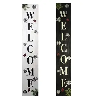 LED Welcome Snow Porch Sign