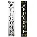 LED Welcome Snow Porch Sign