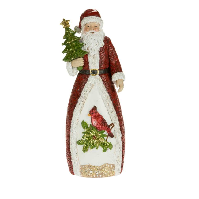 10" Santa w/ Tree
