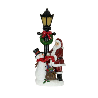 LED Lamp Post w/ Santa