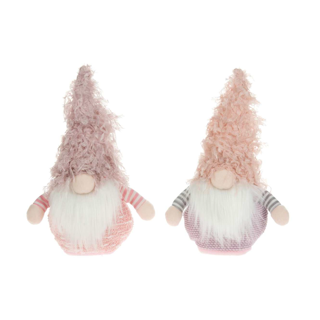 9" Pink Laughing Gnome