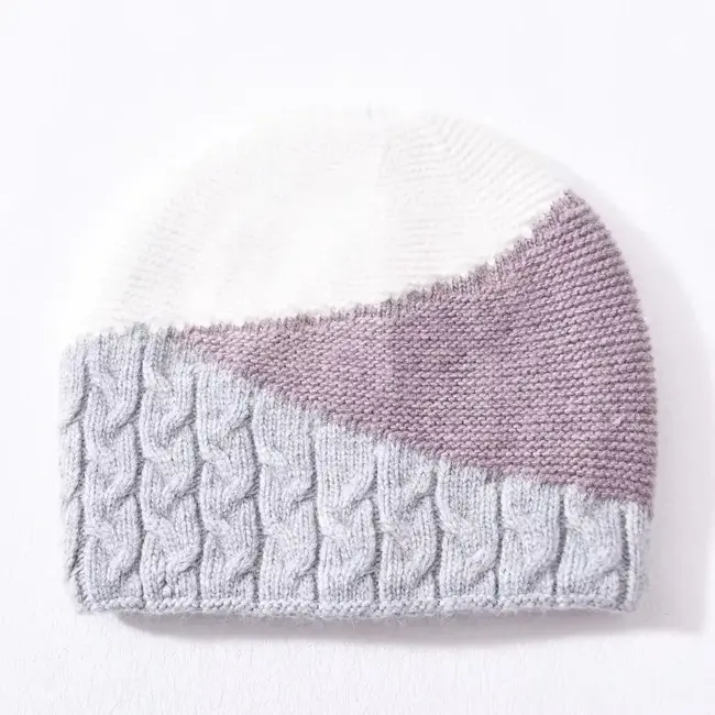 Patchwork Cashmere Beanie