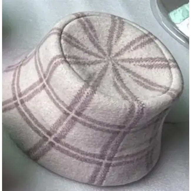Plaid Wool Bucket Hat