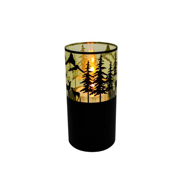 Glass Flickering LED Candle
