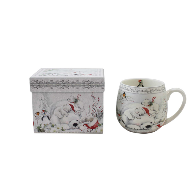Porcelain Polar Bear Mug w/ Gift Box