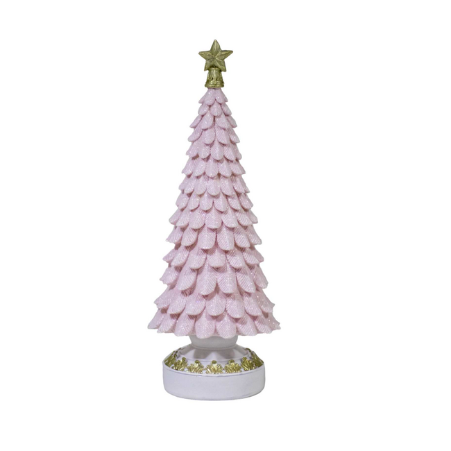 Resin LED Pink Tree
