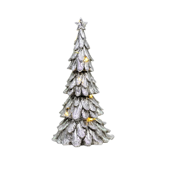 Silver LED Xmas Tree