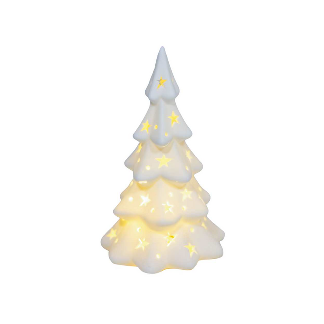 LED Porcelain White Tree