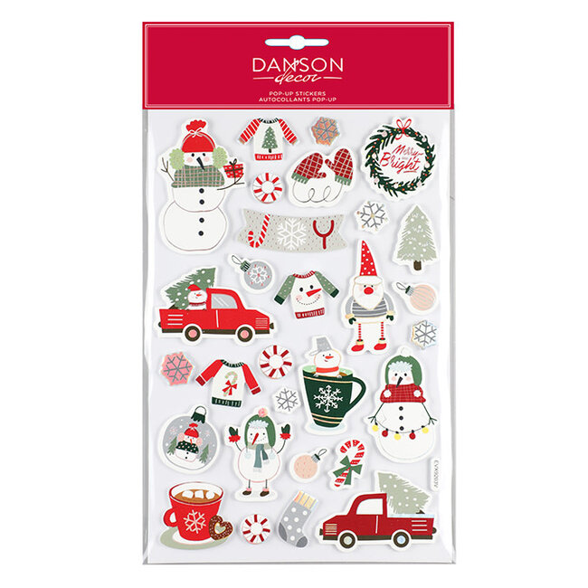 Foam 3D Christmas Stickers