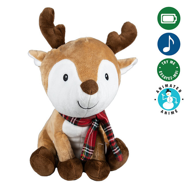 Animated Jumping/Rotating Reindeer