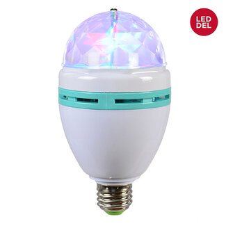 LED Multicolour Rotating Lamp