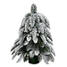 17" Downswept Snowy Pine Tree w/ Pot