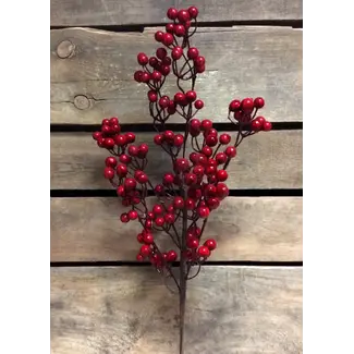 24" Red Berry Pick