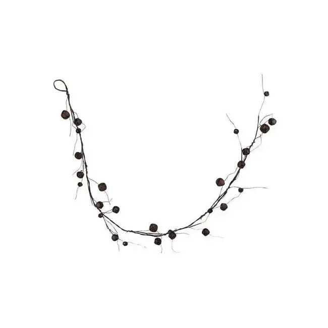 60" Rust Jingle Bell/Twig Garland