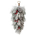 Flocked Mixed Pine Hanging Teardrop