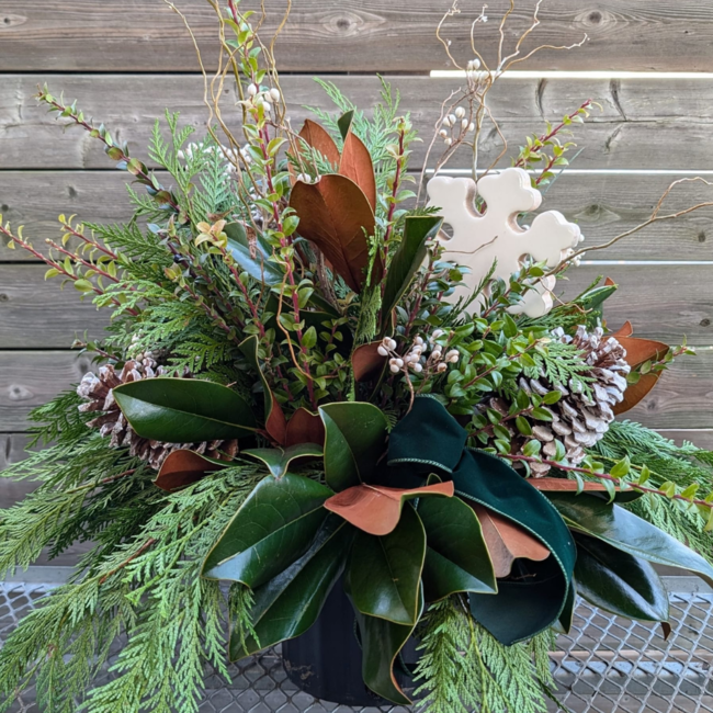 Deluxe with Birch Urn Holiday Workshop