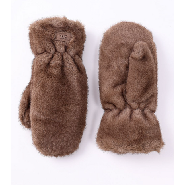 Faux Fur Mittens