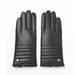 Black Lambskin Leather Gloves