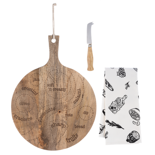 Board/Knife/Dish Towel Set