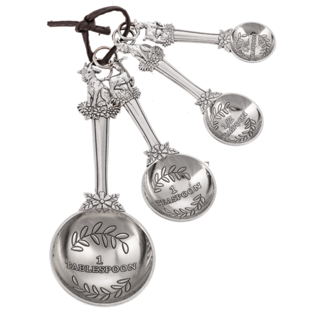 Goat Measuring Spoons 4pc