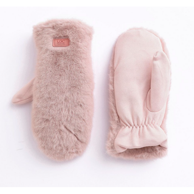 Faux Fur Mittens