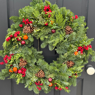 24" Royal Fruit Wreath