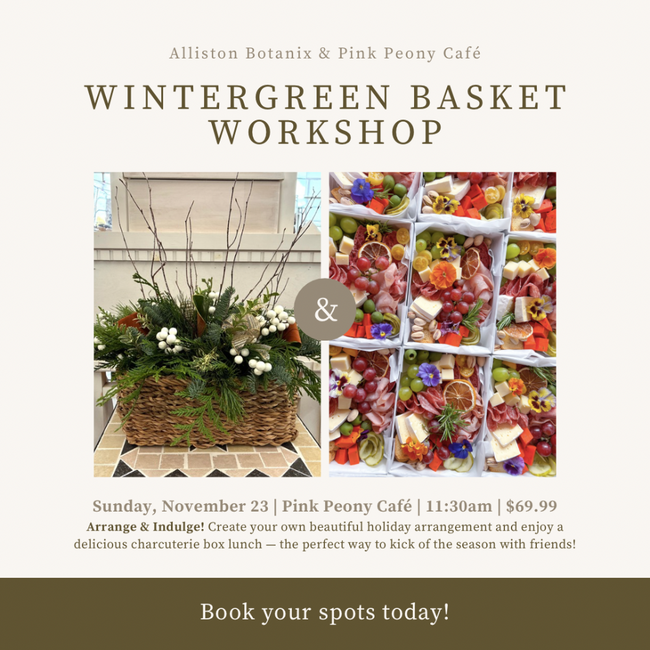 Wintergreen Basket Workshop & Lunch