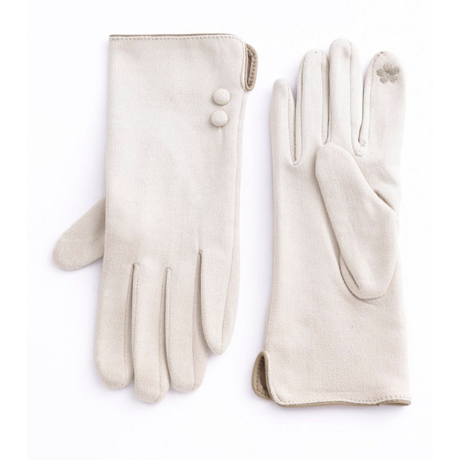 Faux Suede Texting Gloves