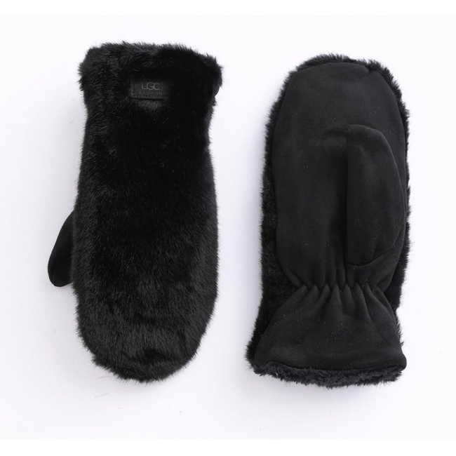Faux Fur Mittens