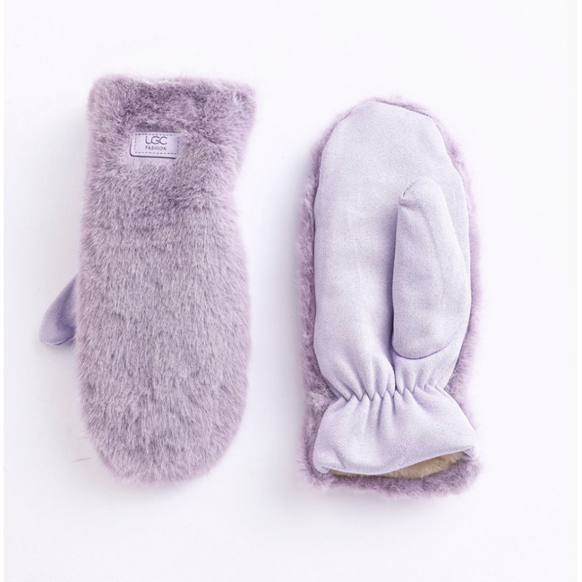 Faux Fur Mittens