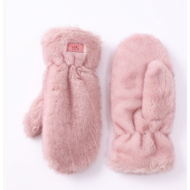 Faux Fur Mittens