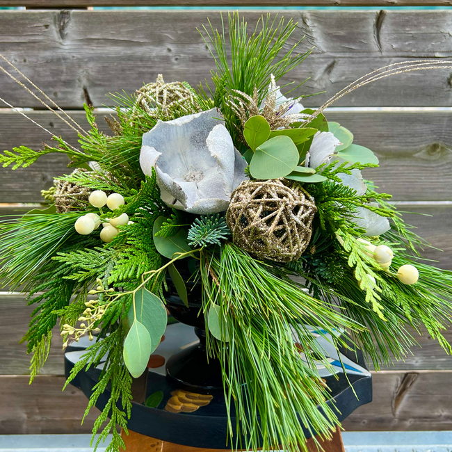 Sparkle & Greens Centrepiece Workshop