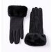 Faux Fur Cuffed Texting Gloves