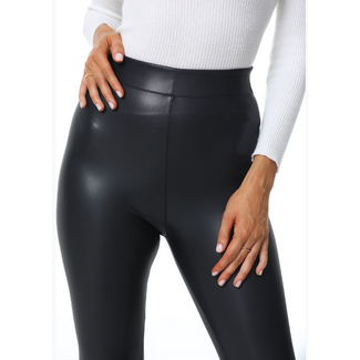 High Waisted Leather Leggings