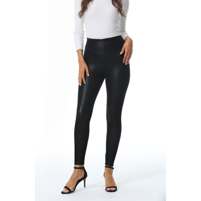 High Waisted Leather Leggings