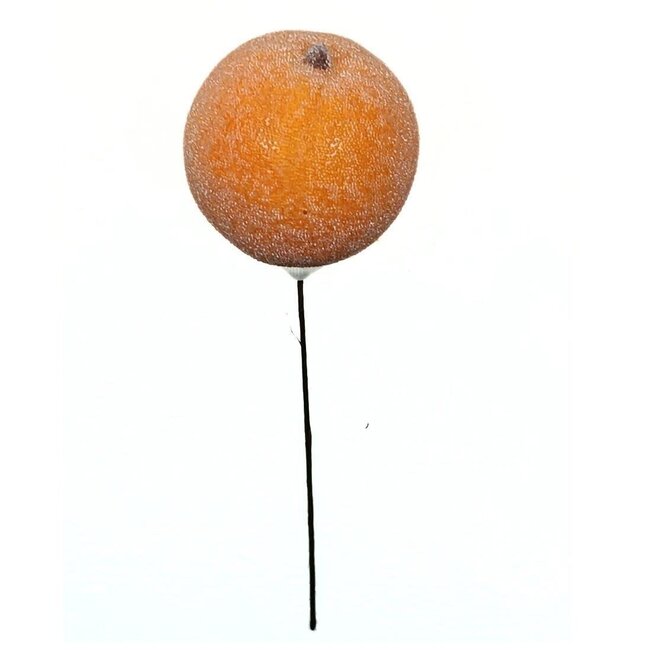 3" Sugar Orange Pick