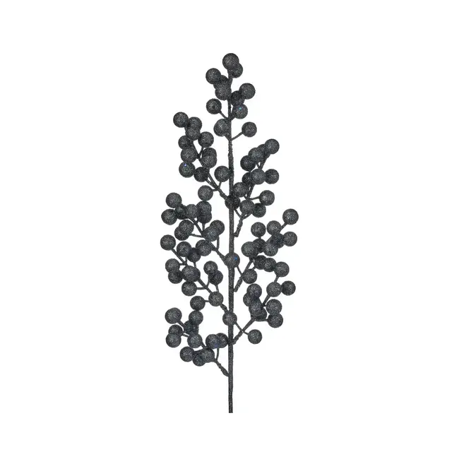 24" Midnight Blue Glitter Berry Pick