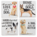 Dog Coasters 4pc Set