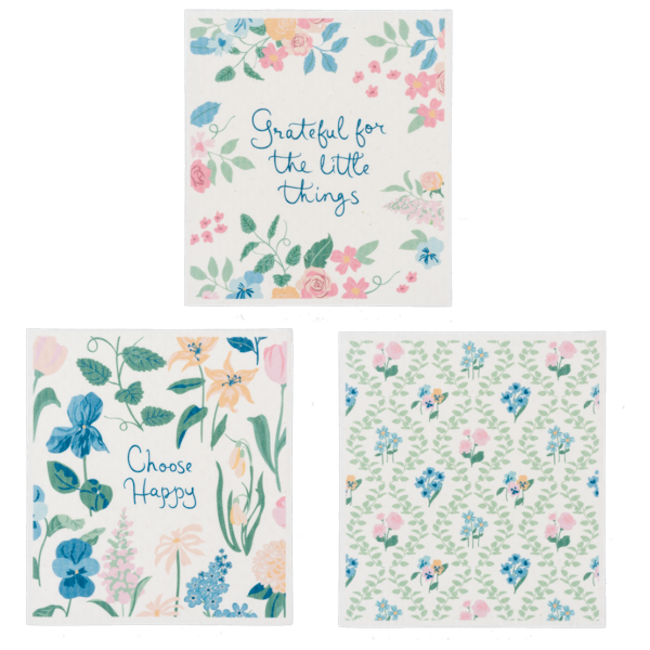 Cottagecore Floral Reusable Dish Cloth