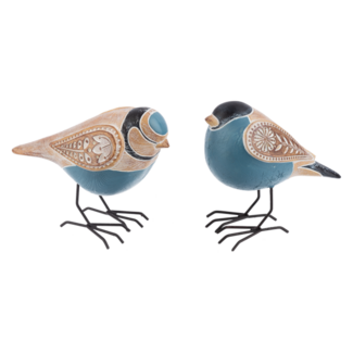 Embossed Bird Figurine