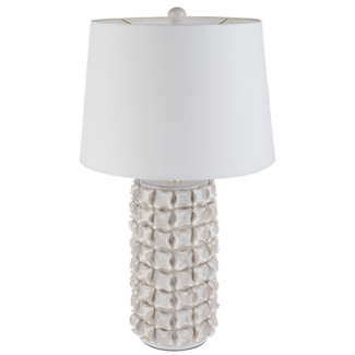 Ivory Petal Table Lamp