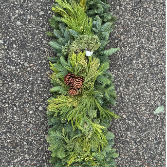 48" Deluxe Mantle w/ Cones