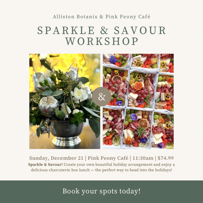 Sparkle & Savour Workshop