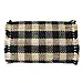 Checkered Jute Doormat