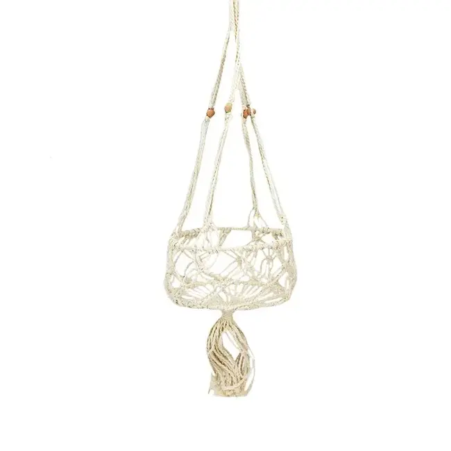 35" Macrame Hanging Planter Holder